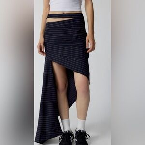 Unique  Stripe Skirt
